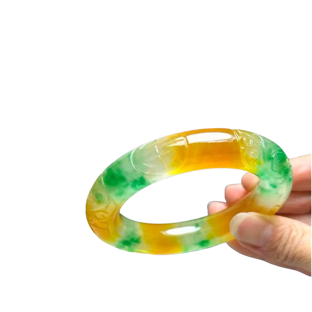 Royal Ice Jade Bangle