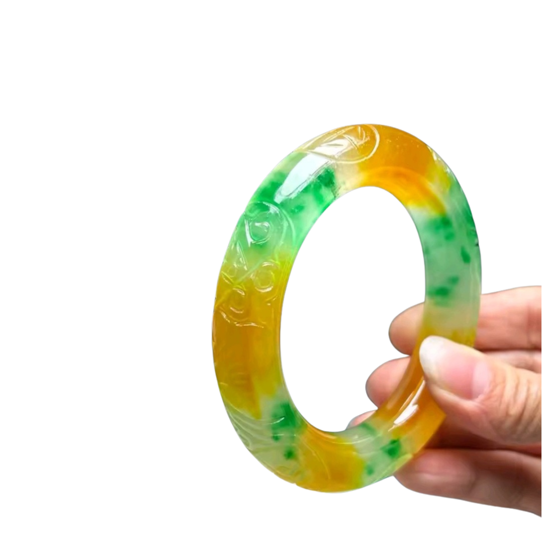 Royal Ice Jade Bangle